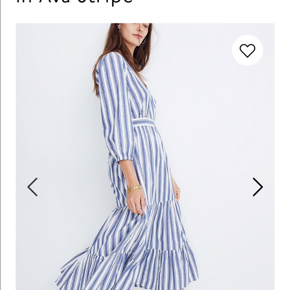 Madewell stripped tier Ava dress - Picture 6 of 6